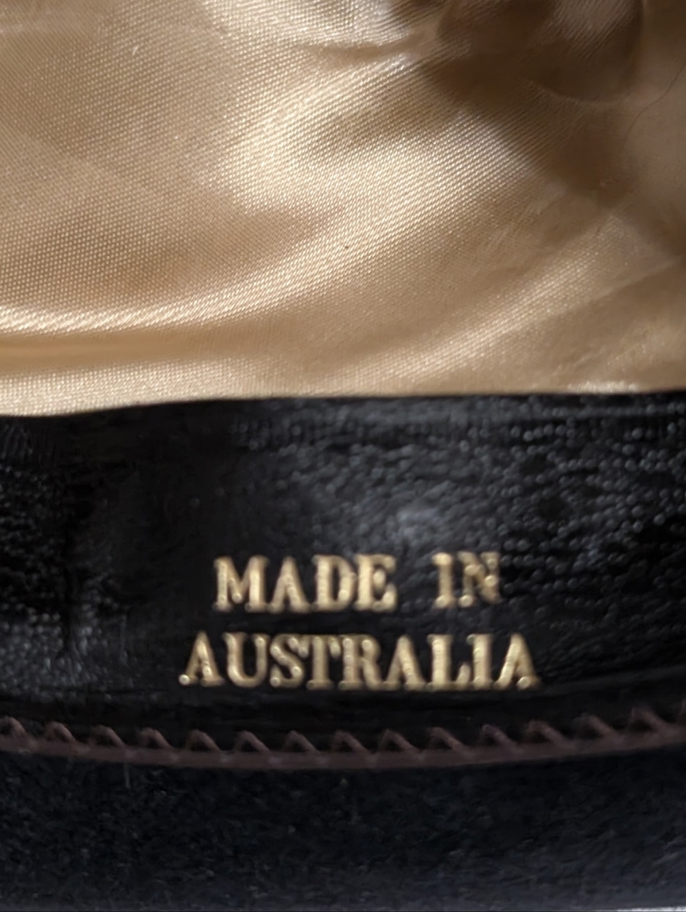 Akubra Mens Hat Pure Fur Felt Hat 56 Black Australia Stockman Outback - Picture 4 of 7